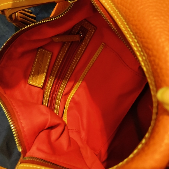 Vintage Dooney  Patterson PERFECT for fall. A rich orange color. - Picture 10 of 13
